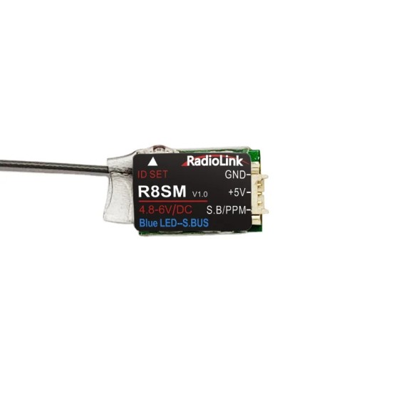 Radiolink 2.4GHz R8SM 8 Channels RC Super Mini Tiny SBUS/PPM for Mini Drone with T8FB/T8S Controller